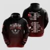 2 Indiana Hoosiers 2025 Big Football Champions Hoodie