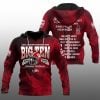 2 Indiana Hoosiers Football 2025 Championship Game Big Ten Hoodie
