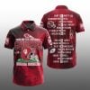 2025 Big Ten Football Champions Indiana Hoodiers Polo Shirt 1