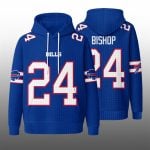 2025 Bills Bishop 24 Waffle Hoodie