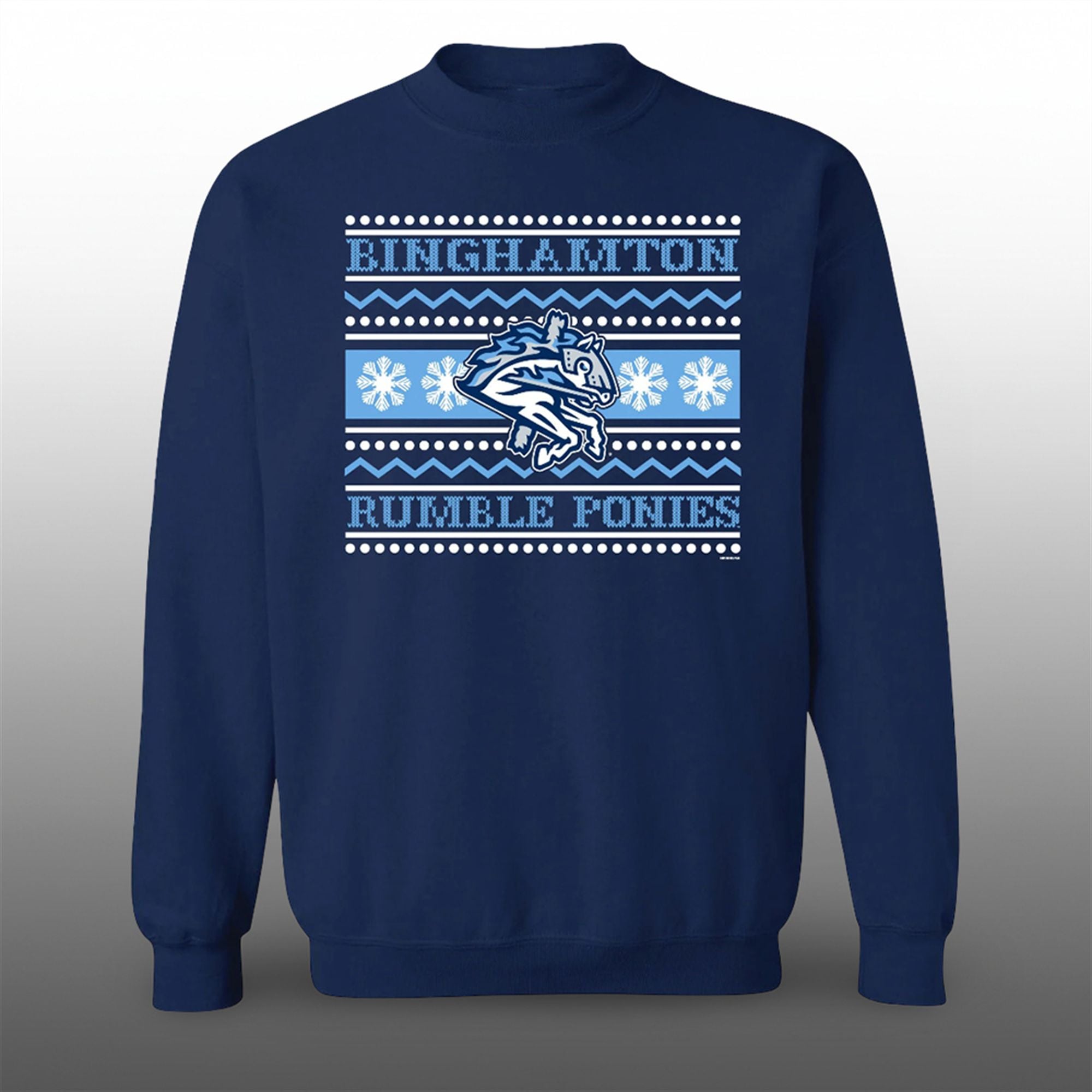 2025 Binghamton Rumble Ponies Jolly Ugly Sweater 1 2025 Binghamton Rumble Ponies Jolly Ugly Sweater 1