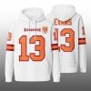 2025 Buccaneers Mike Evans 13 Waffle Hoodie 1 1