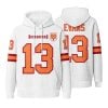 2025 Buccaneers Mike Evans 13 Waffle Hoodie 1 2