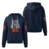 2025 Chicago Bears Good Better Best Waffle Hoodie 1 2