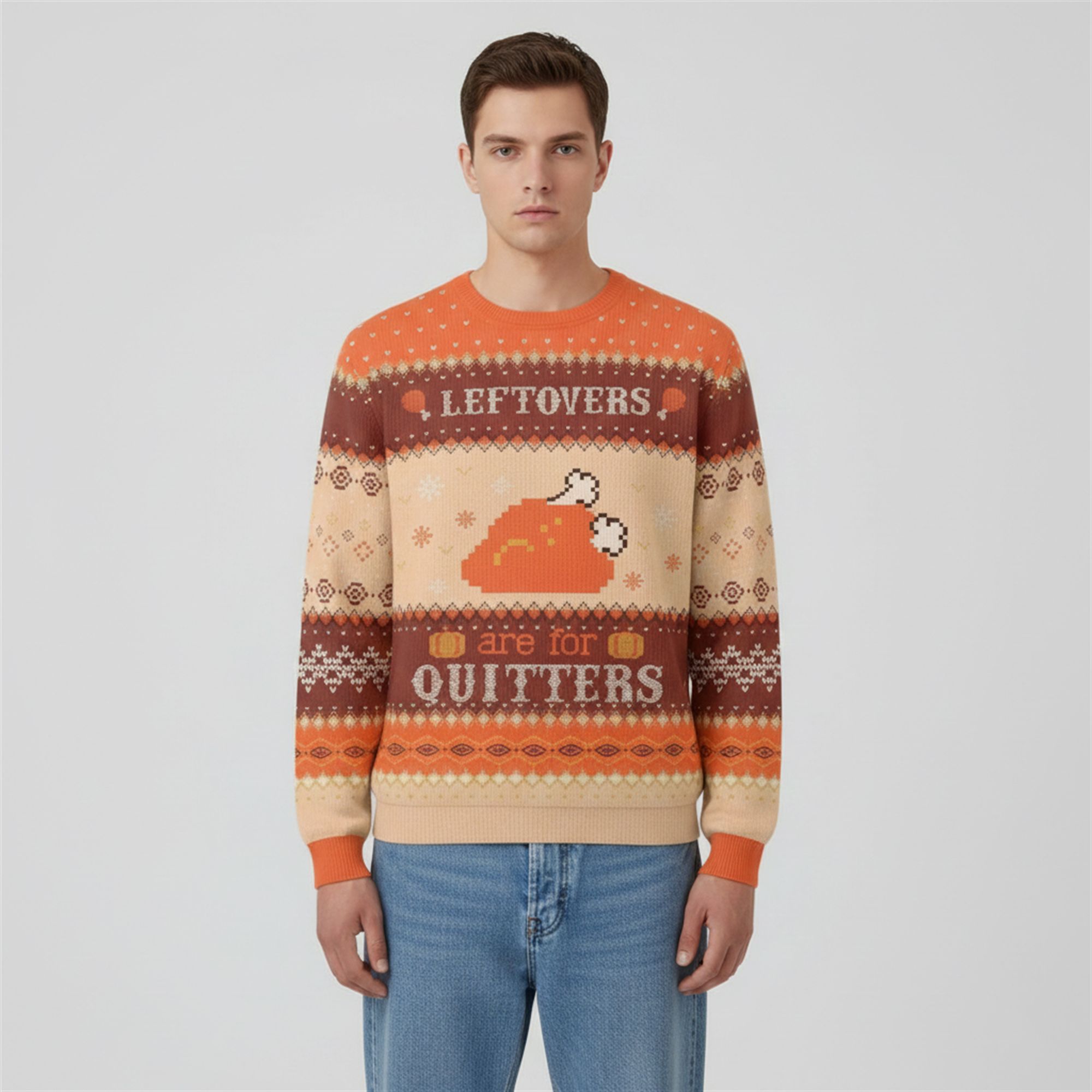 2025 Christmas Grant Leonard Leftovers Are For Quitters Ugly Sweater 1 2 2025 Christmas Grant Leonard Leftovers Are For Quitters Ugly Sweater 1 2