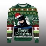 2025 Christmas Santa Batman Merry Christmas Ugly Sweater