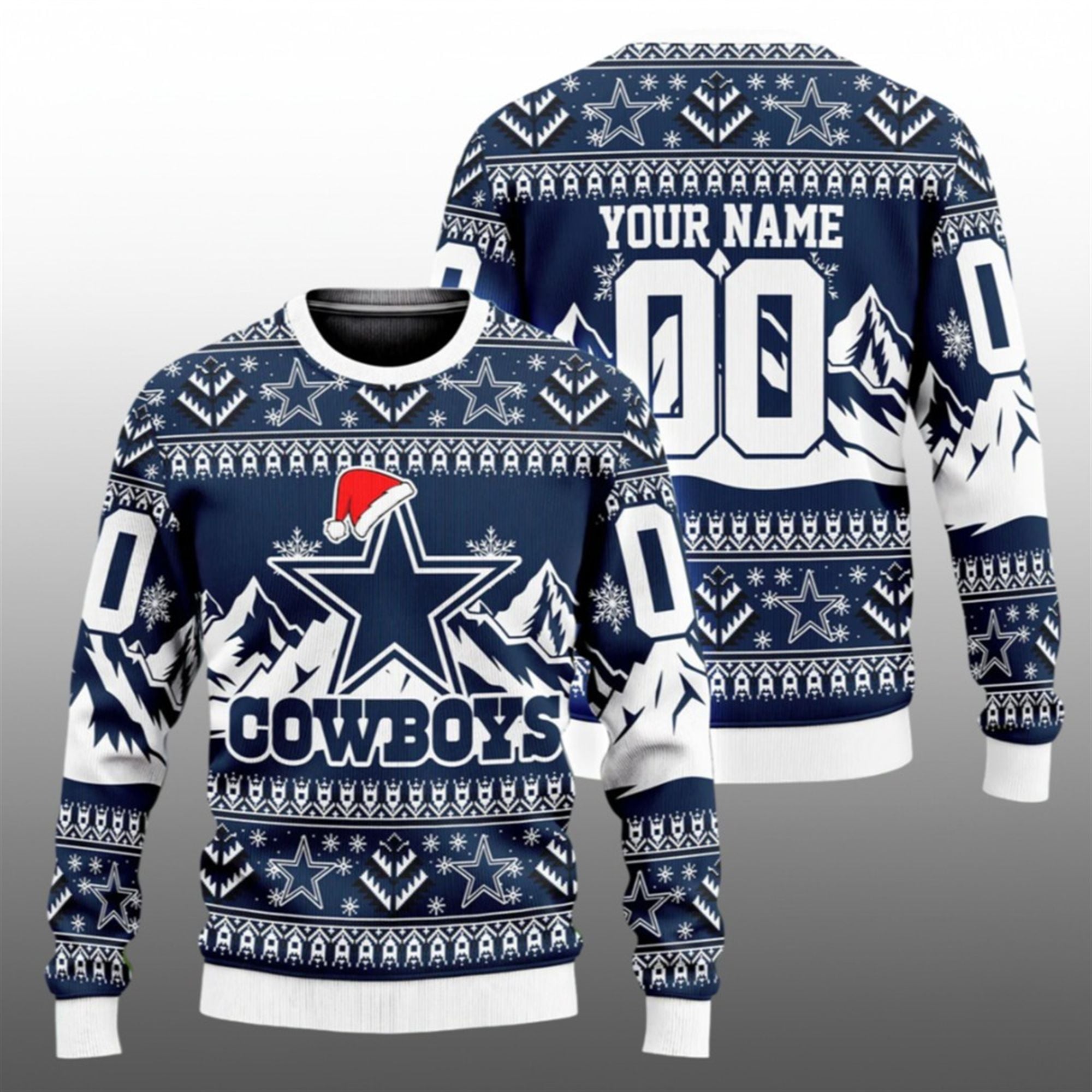 2025 Cowboys Custom Ugly Christmas Sweater 1 2025 Cowboys Custom Ugly Christmas Sweater 1 1