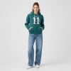 2025 Eagles AJ Brown 11 Waffle Hoodie 1 4