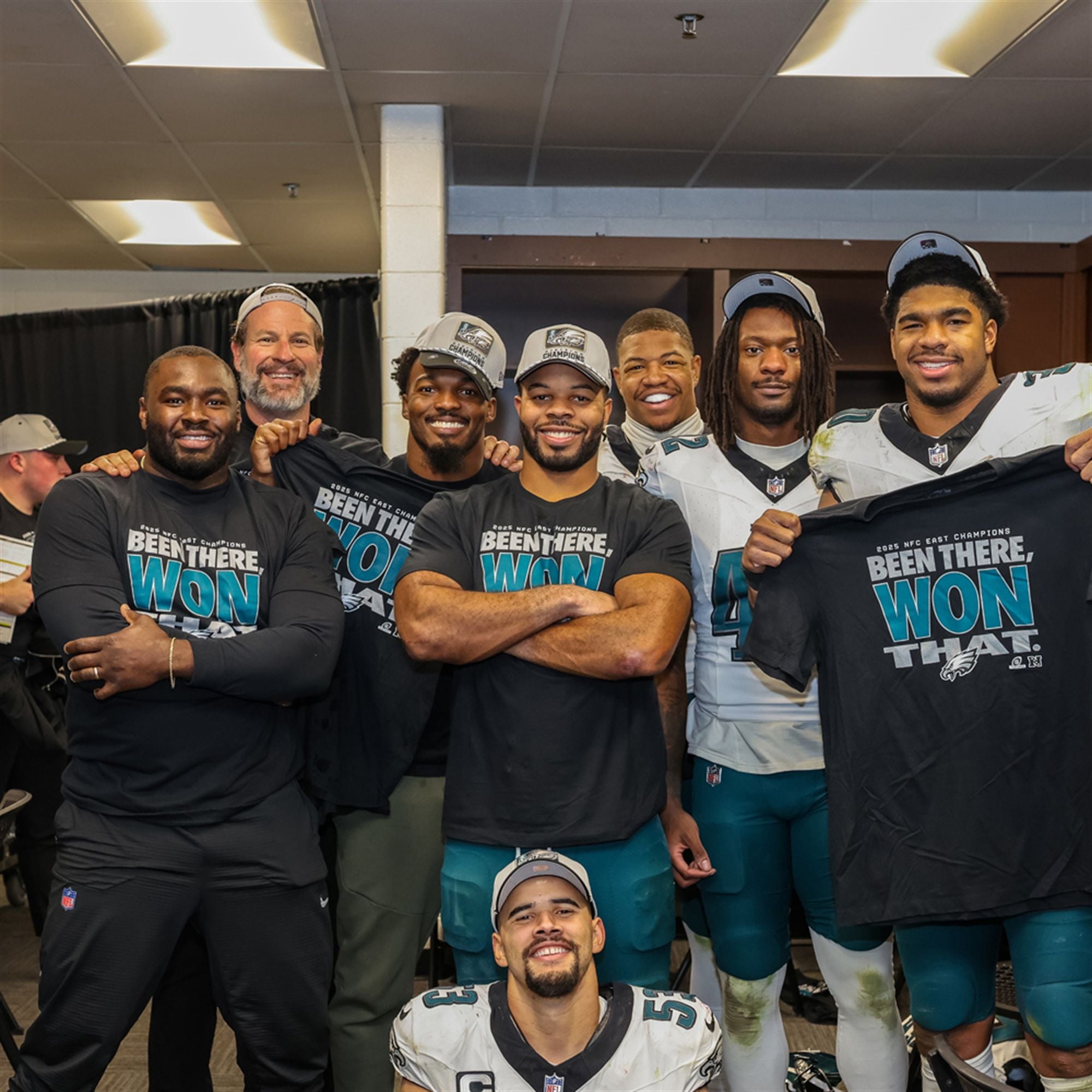 2025 Eagles NFC East Champions Been There Won That Shirt 0 0 6