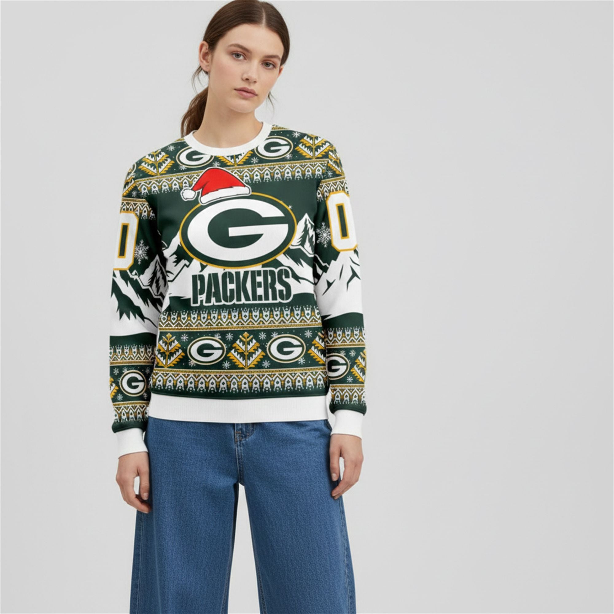 2025 GB Packers Custom Ugly Christmas Sweater 1 2 2025 GB Packers Custom Ugly Christmas Sweater 1 2