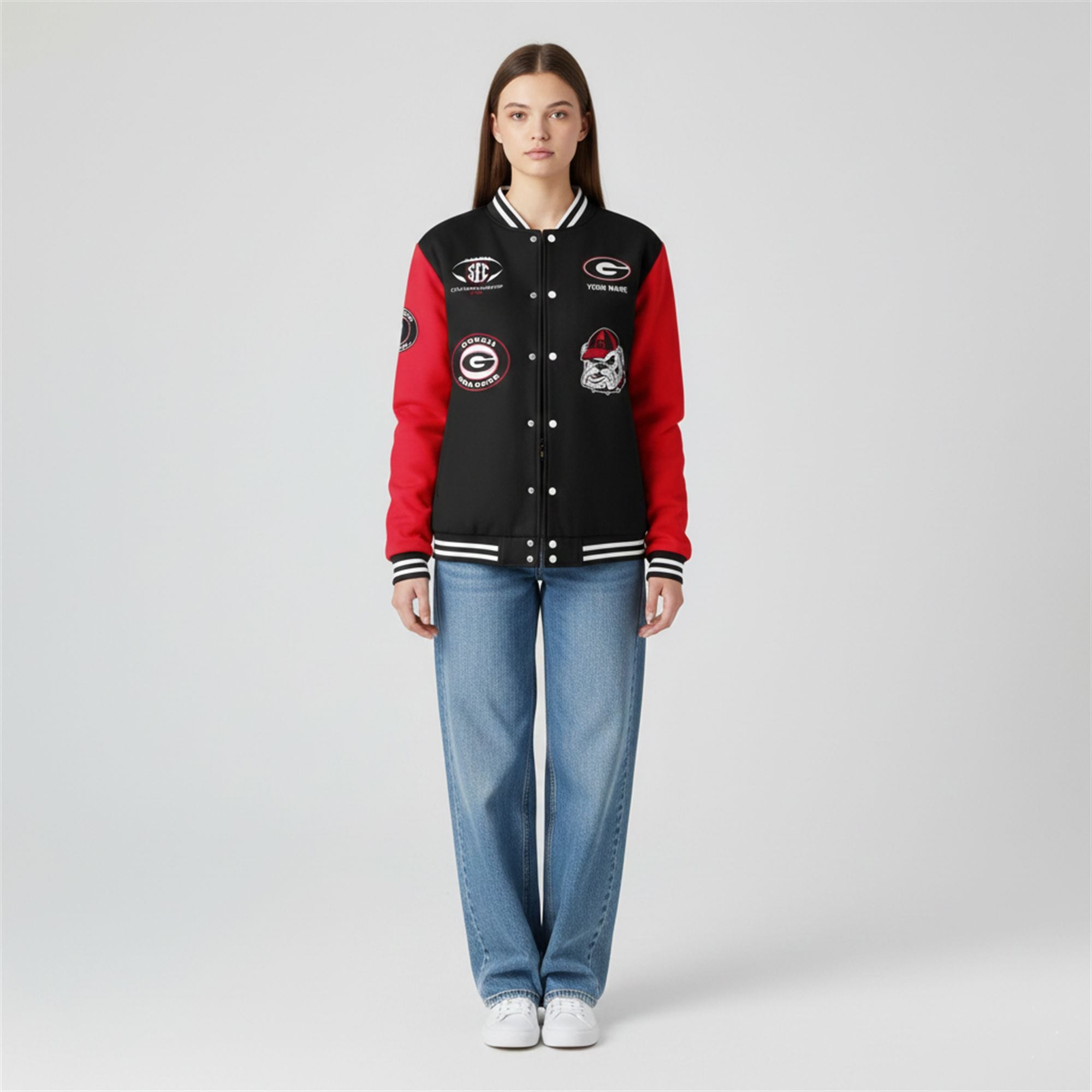 2025 Georgia Bulldogs Southeastern Conference Champions Jacket 1 4