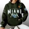 2025 Hurricanes Goodyear Cotton Bowl Playoff Quarterfinal Waffle Hoodie 3