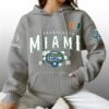 2025 Hurricanes Goodyear Cotton Bowl Playoff Quarterfinal Waffle Hoodie 5