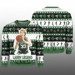 2025 Larry Bird Basketball Christmas Ugly Sweater