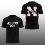 2025 Nebraska Football Jesus Won Shirt