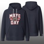 2025 New England Drake Maye Day Waffle Hoodie