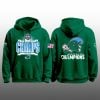 2025 Tulane Green Wave Football AAC Champions Hoodie 3