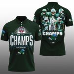 2025 Tulane Green Wave Football Champs Polo Shirt
