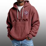 2026 ATM Aggies Waffle Zip Hoodie
