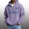 2026 Air Force Waffle Zip Hoodie