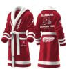 2026 Alabama Crimson Tide Football EST 1892 Fleece Bathrobe 1 2