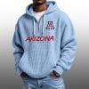 2026 Arizona Wildcats Waffle Zip Hoodie 4