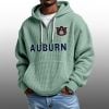 2026 Auburn Waffle Zip Hoodie 1