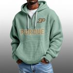2026 Boilermakers Waffle Zip Hoodie