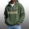 2026 Boilermakers Waffle Zip Hoodie