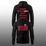 2026 Chiefs Inspire Change Freedom Justice Hoodie