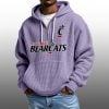 2026 Cincinnati Bearcats Waffle Zip Hoodie 3