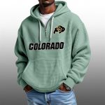 2026 Colorado Buffaloes Waffle Zip Hoodie