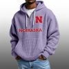 2026 Cornhuskers Waffle Zip Hoodie 1