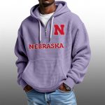 2026 Cornhuskers Waffle Zip Hoodie
