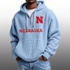 2026 Cornhuskers Waffle Zip Hoodie