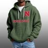 2026 Cornhuskers Waffle Zip Hoodie 2