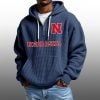 2026 Cornhuskers Waffle Zip Hoodie 4