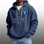 2026 Cougars Waffle Zip Hoodie