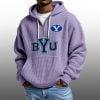 2026 Cougars Waffle Zip Hoodie 3