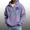 2026 Duke Blue Devils Waffle Zip Hoodie