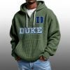 2026 Duke Blue Devils Waffle Zip Hoodie 3