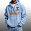 2026 Fighting Illini Waffle Zip Hoodie