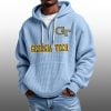 2026 Georgia Tech Waffle Zip Hoodie 3