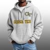 2026 Georgia Tech Waffle Zip Hoodie 4