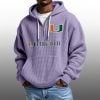 2026 Hurricanes Waffle Zip Hoodie