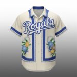2026 KC Royals Here Comes the Bloom Hawaiian Shirt Giveaway