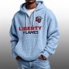 2026 Liberty Flames Waffle Zip Hoodie