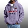 2026 Liberty Flames Waffle Zip Hoodie 2