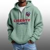 2026 Liberty Flames Waffle Zip Hoodie 3