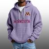 2026 Minnesota Golden Waffle Zip Hoodie 3